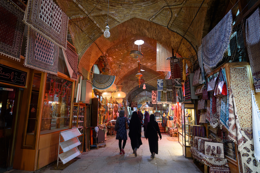 Bazar; Iranerin; Perserinnen; Isfahan