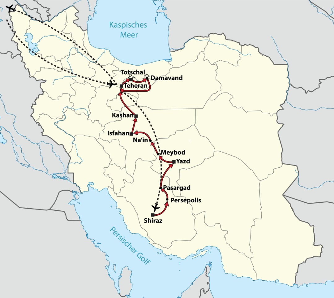 Besteigung Damavand & Höhepunkte des Iran